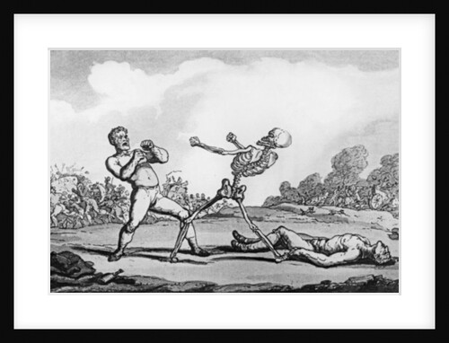 How vain are all your triumphs past, 1814 by Thomas Rowlandson