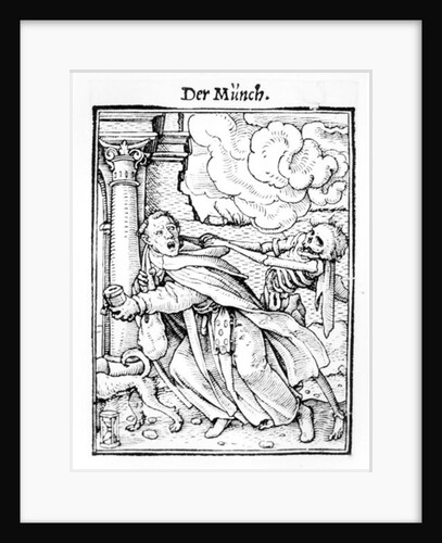 Death and the Mendicant Friar by Hans (after) Holbein the Younger