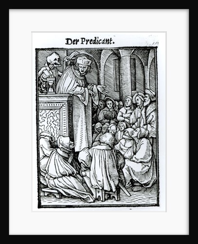 Death and the Preacher by Hans Holbein the Younger
