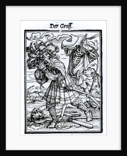Death and the Count by Hans Holbein the Younger