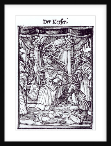 Death and the Emperor by Hans Holbein the Younger
