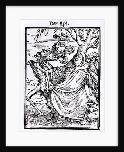 Death and the Abbot by Hans Holbein the Younger