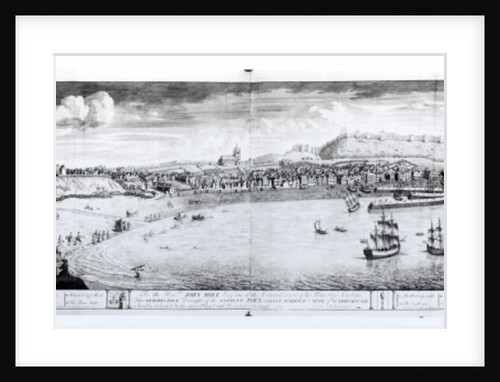 View of Scarborough, 1735 by English School