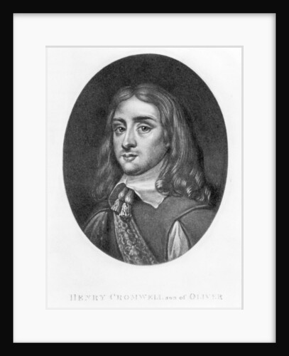 Portrait of Henry Cromwell engraved by Richard Earlom and Charles Turner by English School