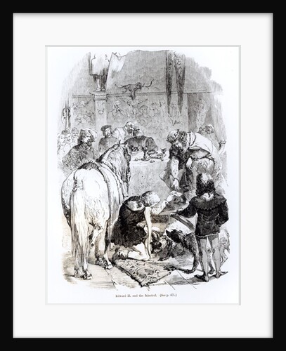 Edward II and the Minstrel by English School