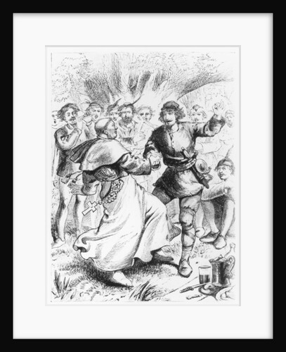 Robin Hood and the Bishop by English School
