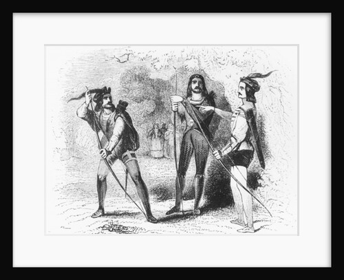 Robin Hood, Scarlet and John by English School