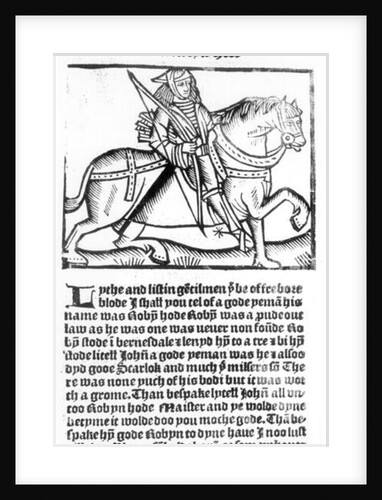 Robin Hood by English School