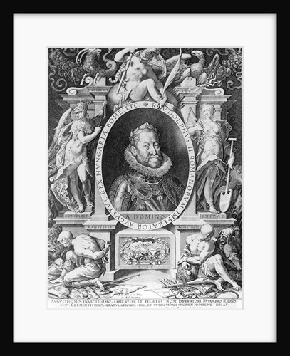 Portrait of Rudolph II by Johannes Hausser von Ach