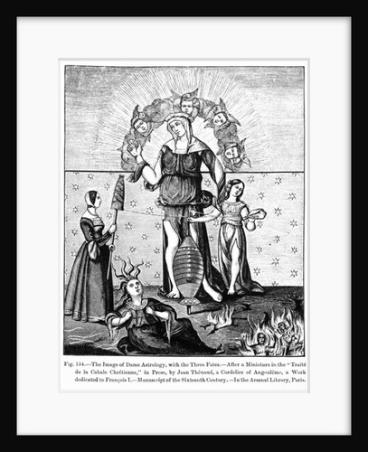 The Image of Dame Astrology with the Three Fates by (after) French School