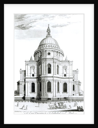 The East Prospect of St. Paul's Cathedral by English School