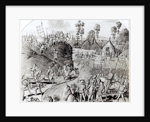 King Edward I's First Expedition Against the Scots by Scottish School