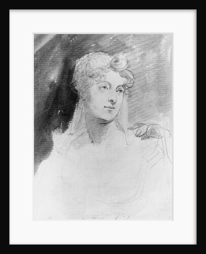 Portrait of The Hon. Augusta Leigh by George Hayter