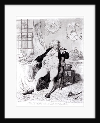 A Voluptuary under the Horrors of Digestion, published in 1792 by English School