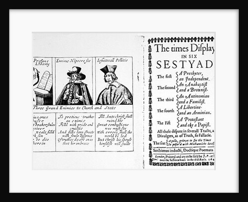The Times Displayed in Six Sestyads. by English School