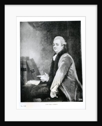 Portrait of Edward Gibbon by English School