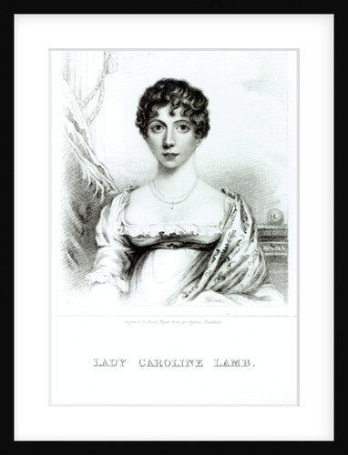 Portrait of Lady Caroline Lamb by English School
