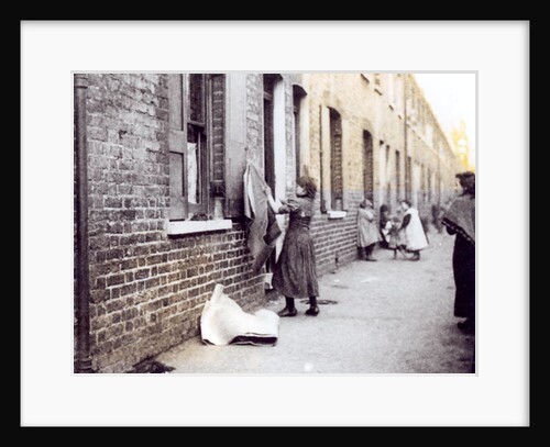 London Slums by English School