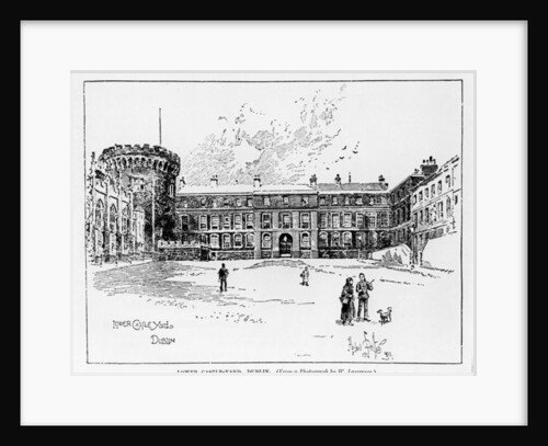Lower Castle Yard, Dublin by W. Lawrence (after)