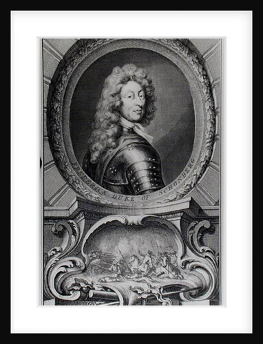 Frederick, Duke of Schomberg engraved by Jacobus Houbraken by Godfrey Kneller