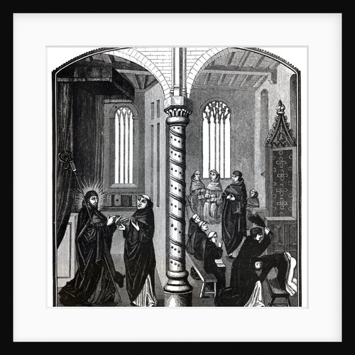 A Birching in a School of Mendicant Monks by (after) French School