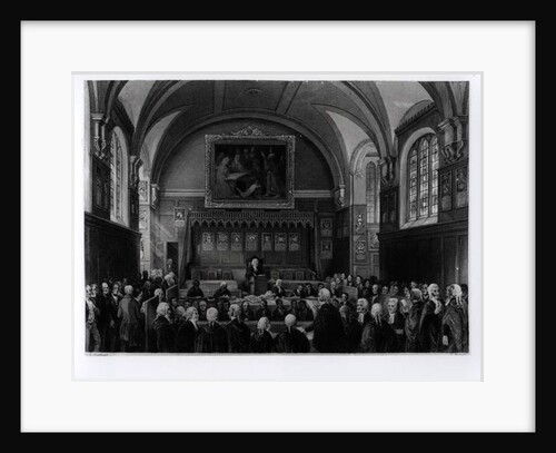 Lincoln's Inn Hall by Thomas Hosmer (after) Shepherd