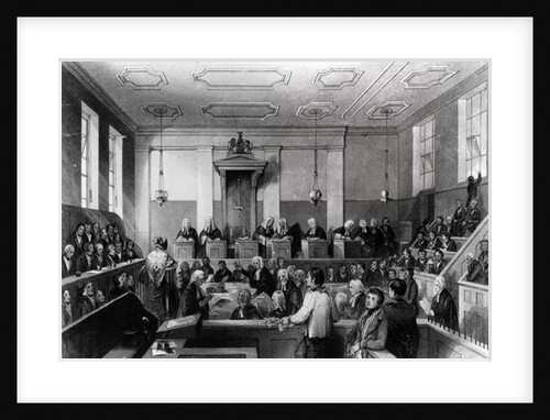 Central Criminal Court, The Old Bailey by Thomas Hosmer (after) Shepherd