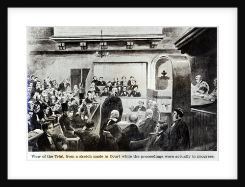 Trial of Madeleine Smith, 1857 by English School