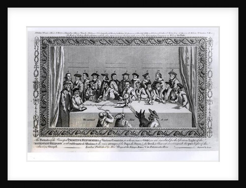 The Candle of Reformation is Lighted: Meeting of Protestant Reformers from Various Countries by School English