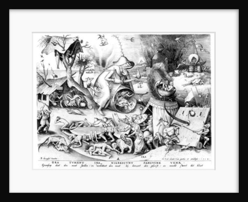 Anger by Pieter the Elder (after) Bruegel