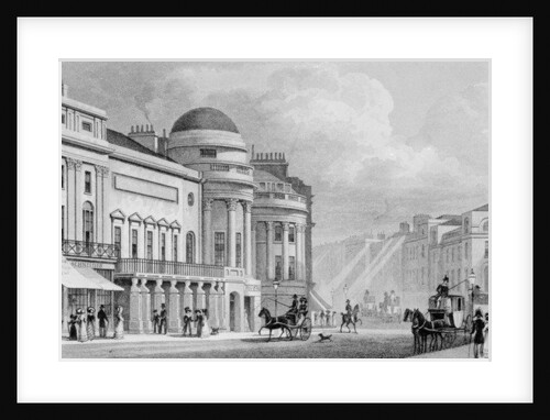 Harmonic Institution, Regent Street,London. 1827 by Thomas Hosmer Shepherd (after)