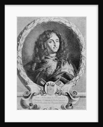 Portrait of Jan Andrzej Morsztyn by Jean Edelinck