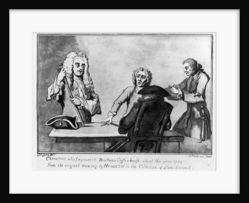 Buttons Coffee House, 1730 by William Hogarth