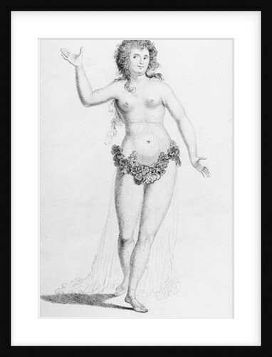 Miss Chudleigh in the Character of Iphigenia at the Venetian Ambassador's Masquerade by English School