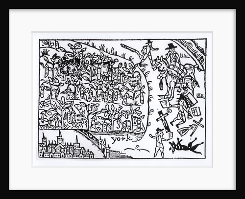Prince Rupert Hiding in a Bean Field at the Battle of Marston Moor on 2nd July 1644 by English School
