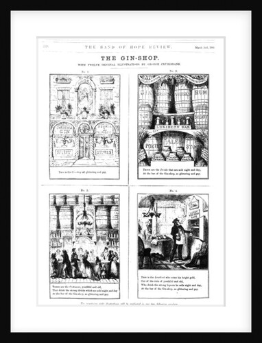 The Gin Shop by George Cruikshank