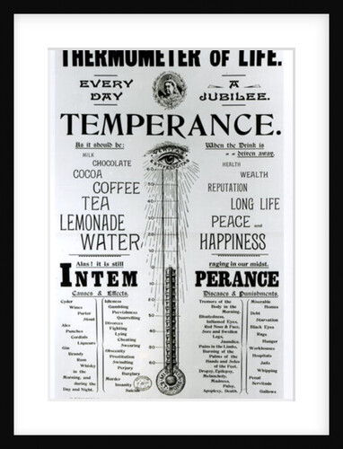 The Diamond Jubilee Thermometer of Life by English School