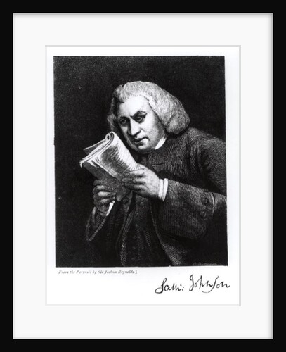 Samuel Johnson by Joshua Reynolds