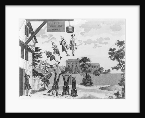 The Weighing House by William Hogarth