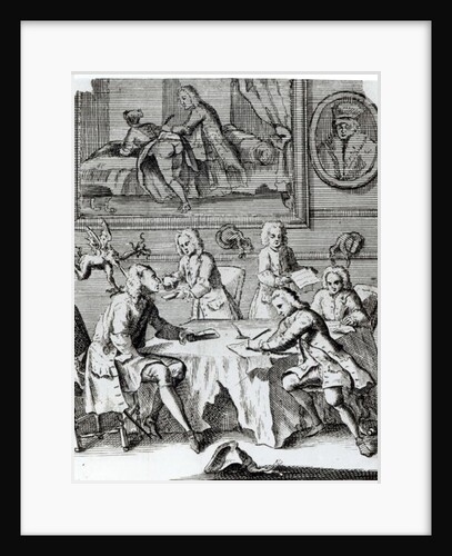 Whig Satire on Negotiations for the Treaty of Utrecht, c.1713 by English School