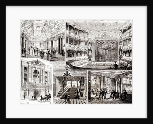 The Empire Theatre, Leicester Square, London 1884 by English School
