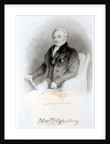 Portrait of Edmund Lodge by English School