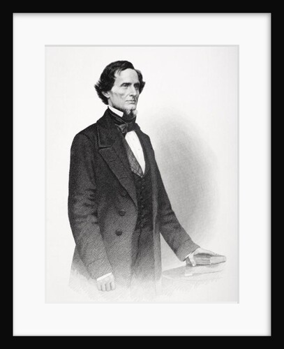 Portrait of Jefferson Davis by Mathew Brady
