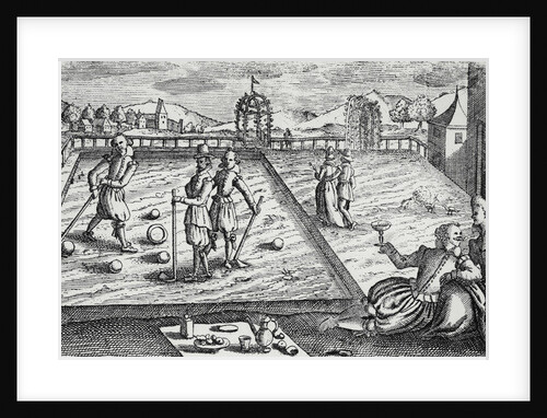 Croquet, c.1650 by English School