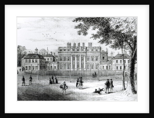 Buckingham House in 1775 by English School