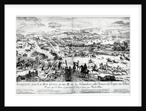 The Battle of the Boyne, c.1690 by French School