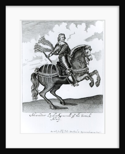 Alexander Leslie 1st Earl of Leven by English School