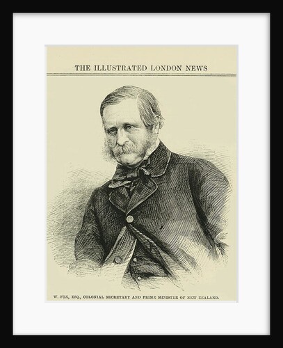William Fox, Esq. from 'The Illustrated London News', November 1861 by English School