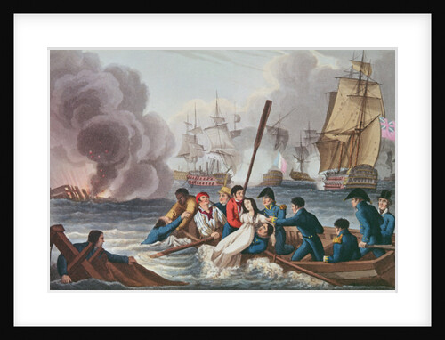 Anecdote at the Battle of Trafalgar by William Heath