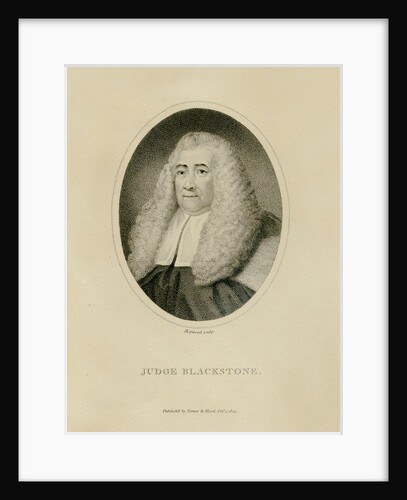 Judge Blackstone, c.1800 by English School